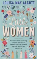 boekcover lichtblauw met illustraties bloemen en vrouwen