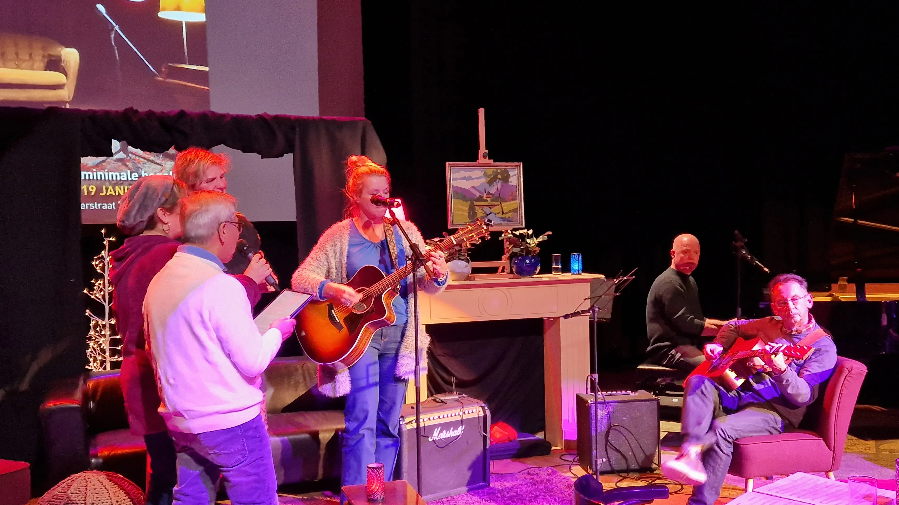 optreden mensen met gitaar