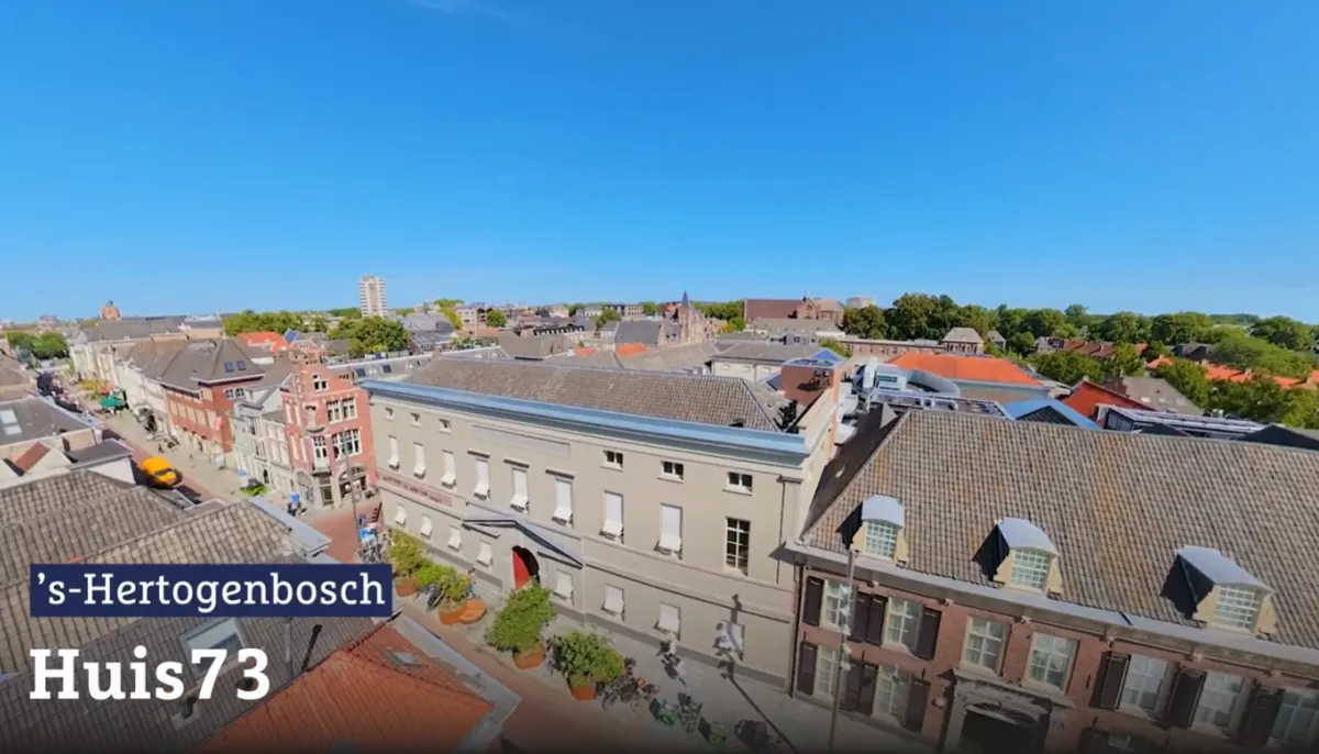 Bovenaanzicht panden Hinthamerstraat 