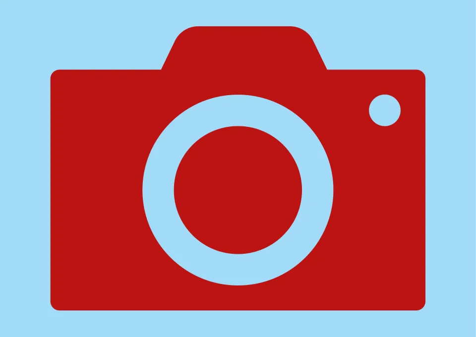 camera rood/blauw
