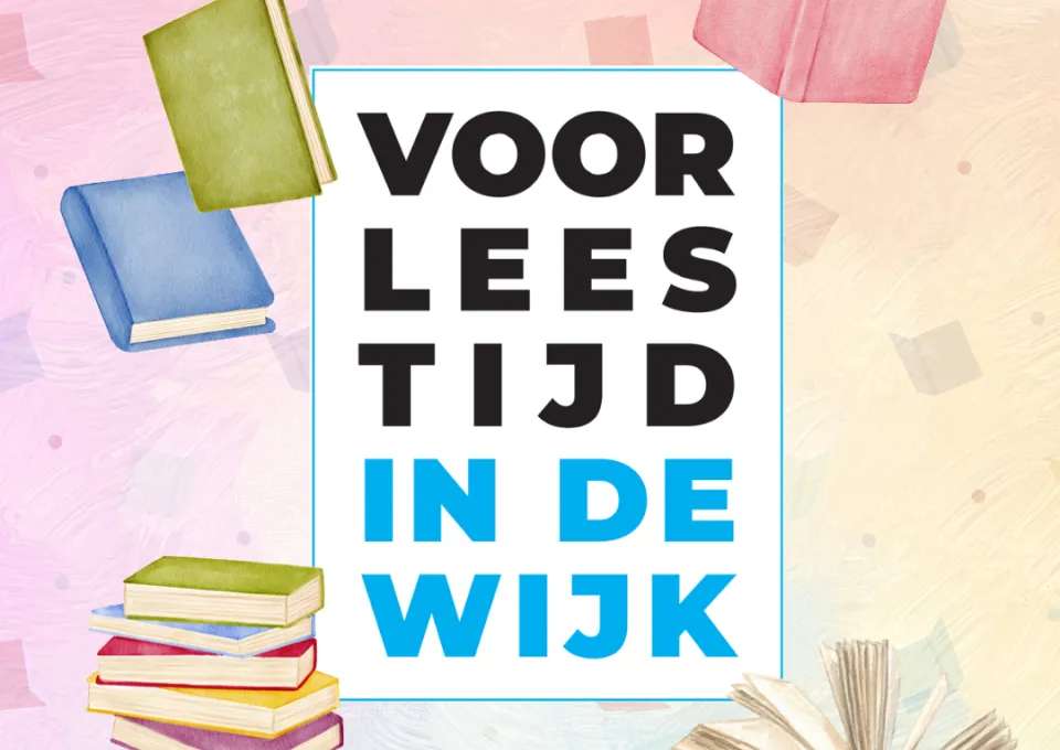 Logo Voorleestijd in de wijk