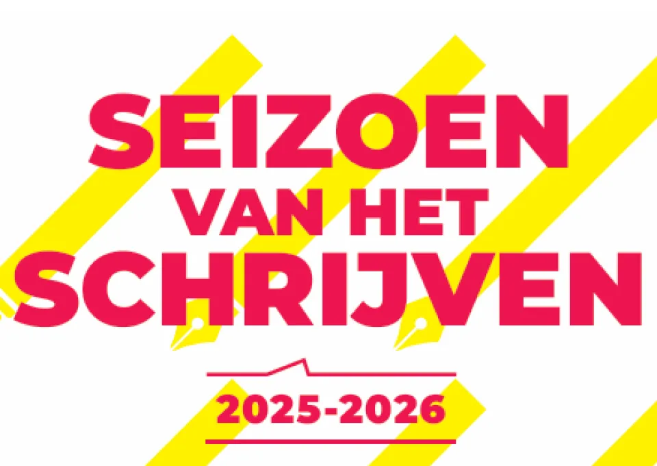 logo met tekst in rood en geel