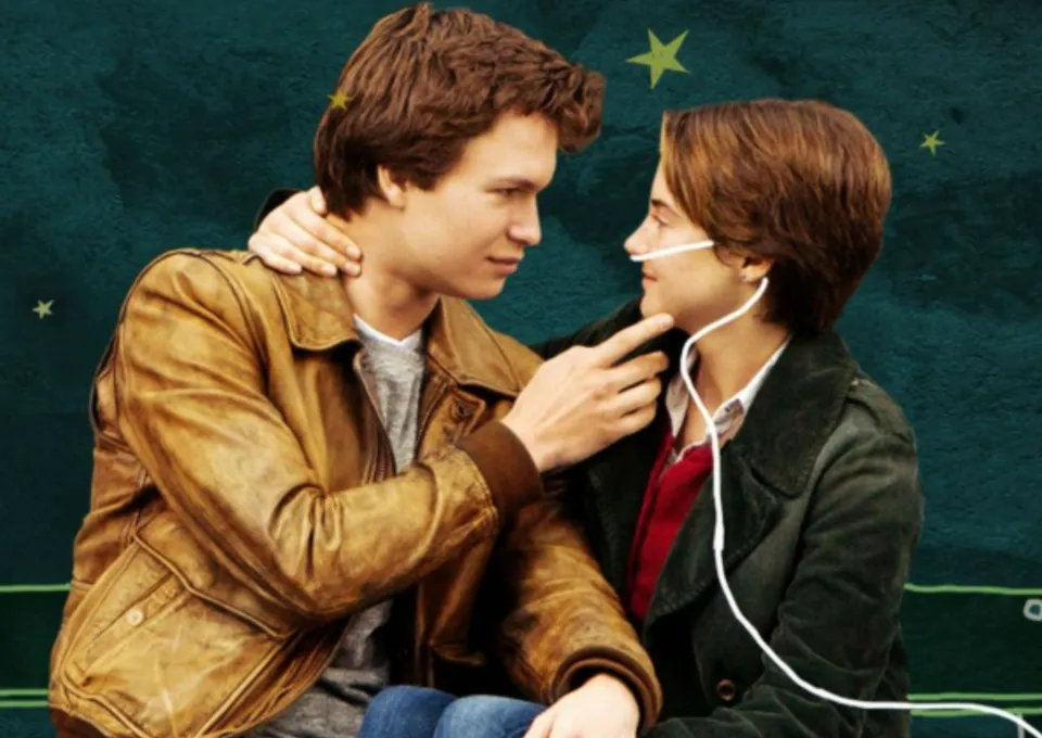 Books in motion poster Huis73 Verkadefabriek twee personen die verliefd naar elkaar kijken