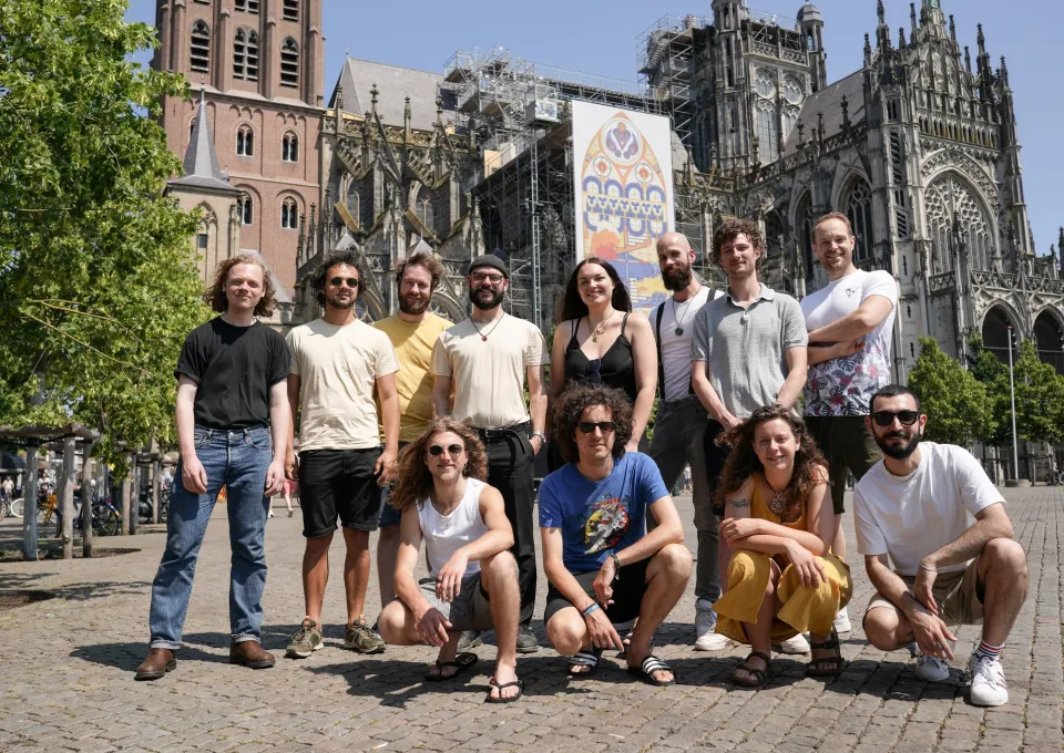 groep muziekdocenten voor de Stiin-Jan