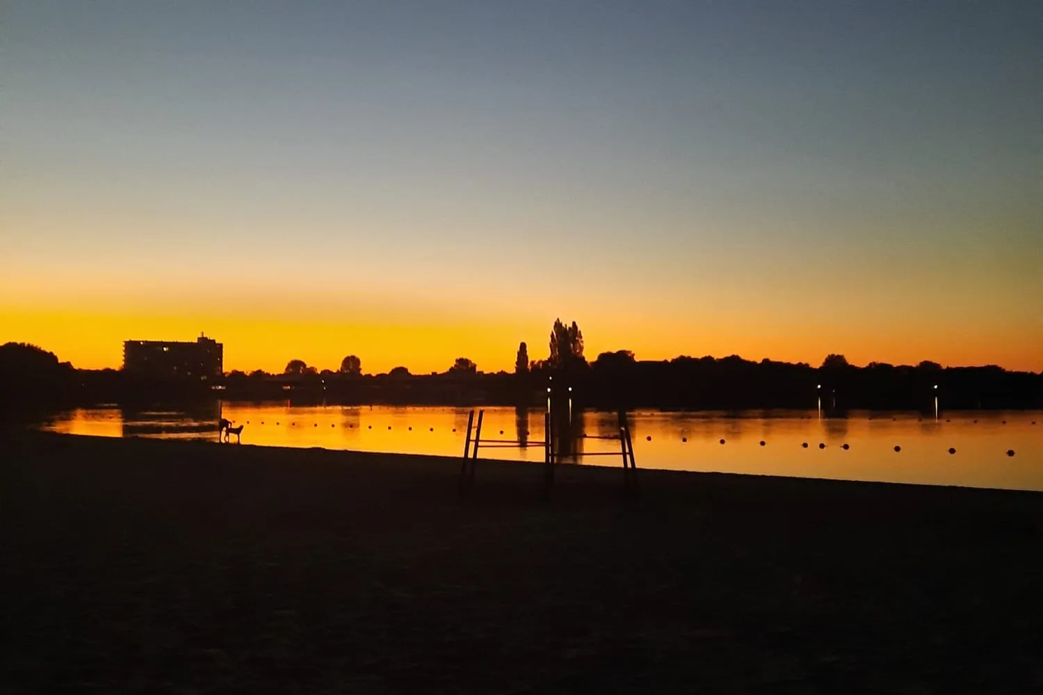 ondergaande zon
