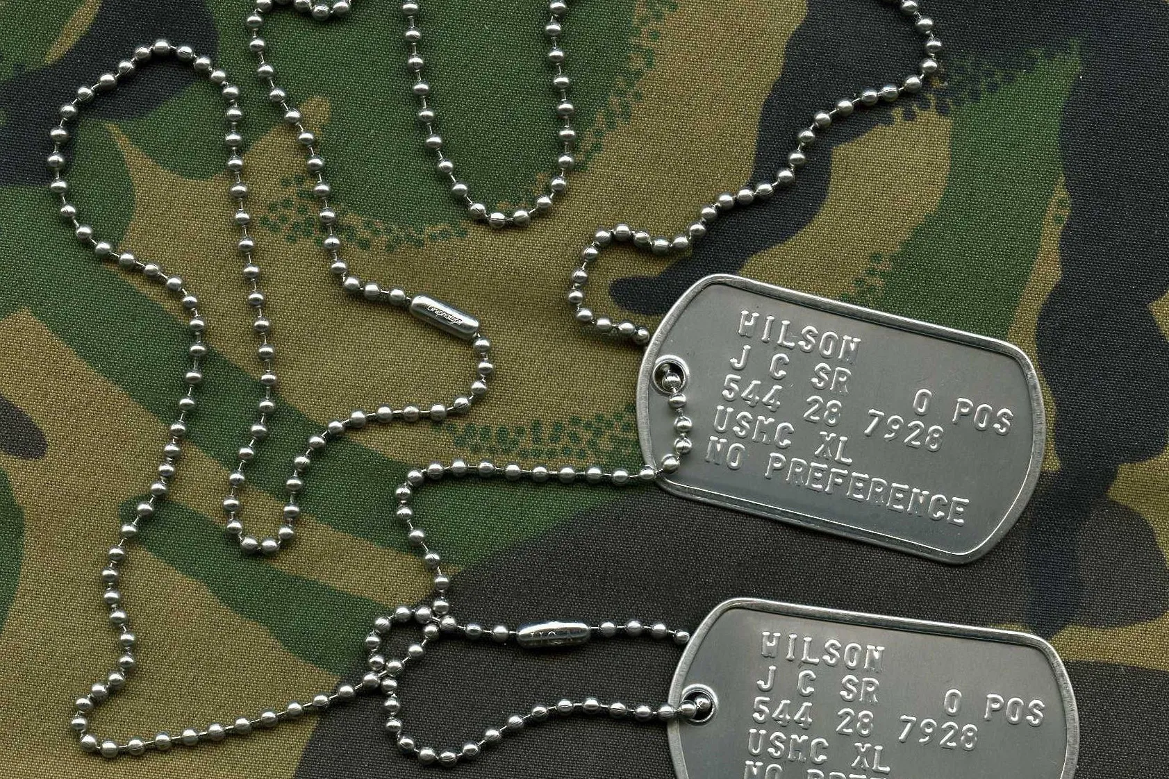 Dogtag naamplaatjes