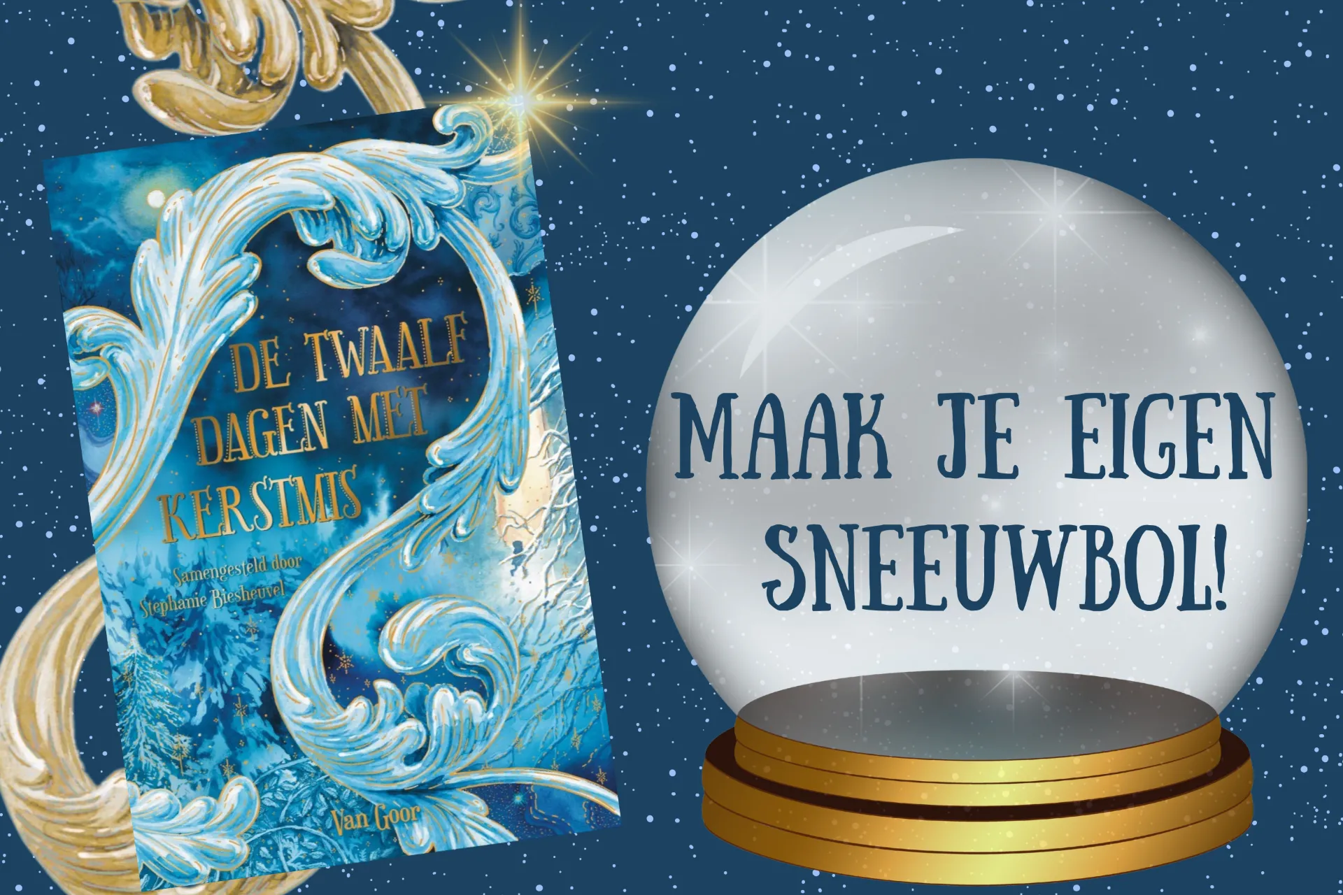 Boek Kerst en sneeuwbol