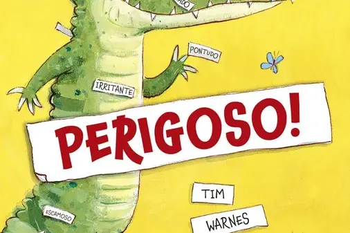 prentenboek met titel perigoso! krokodil