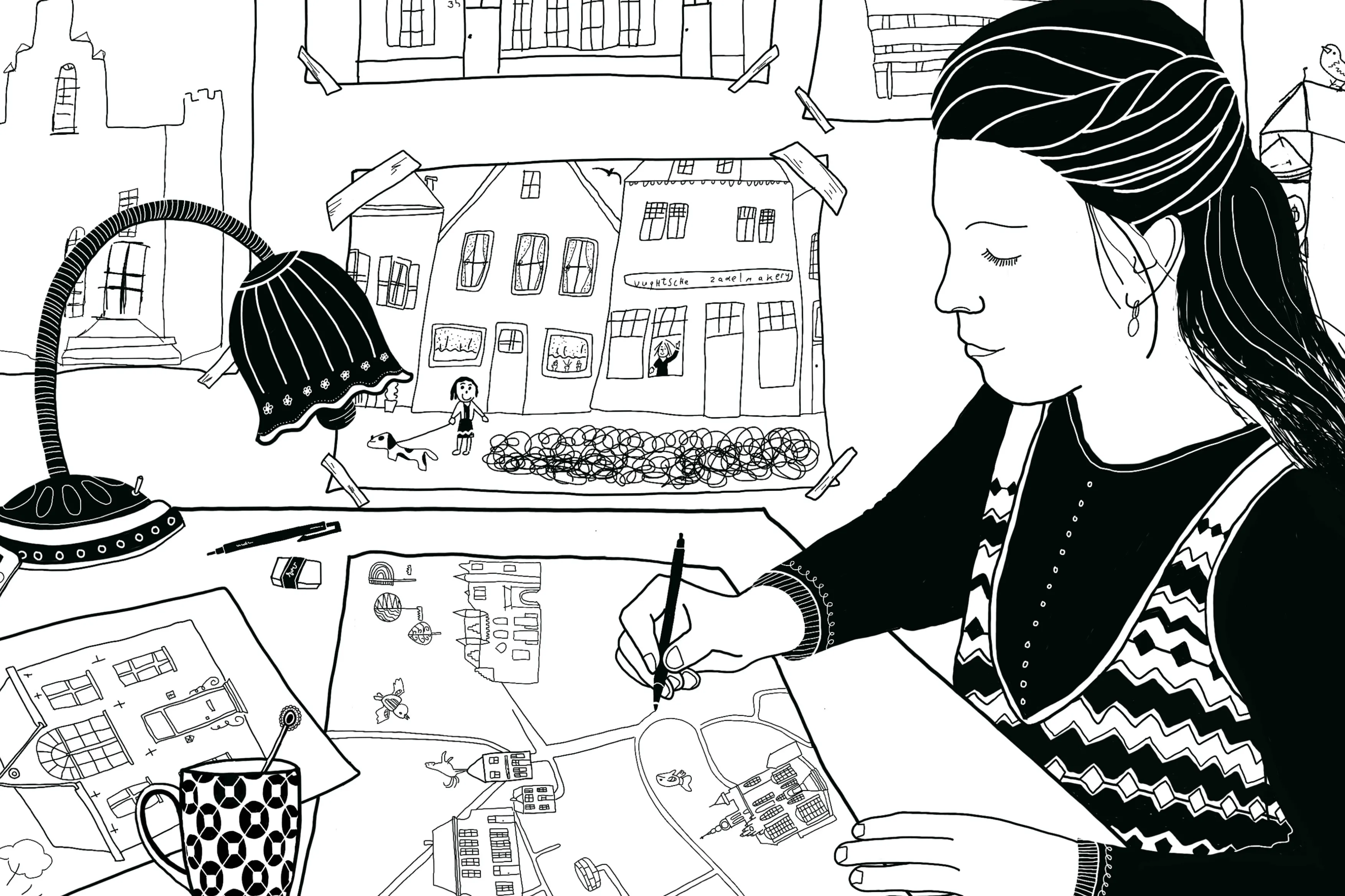 Illustratie workshop Saskia van Oversteeg