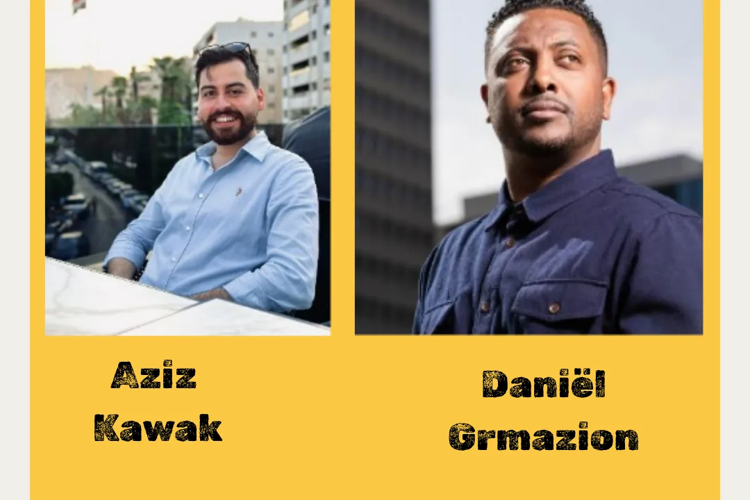 Foto's van de sprekers, aangeleverd door Vluchtelingenwerk Nederland