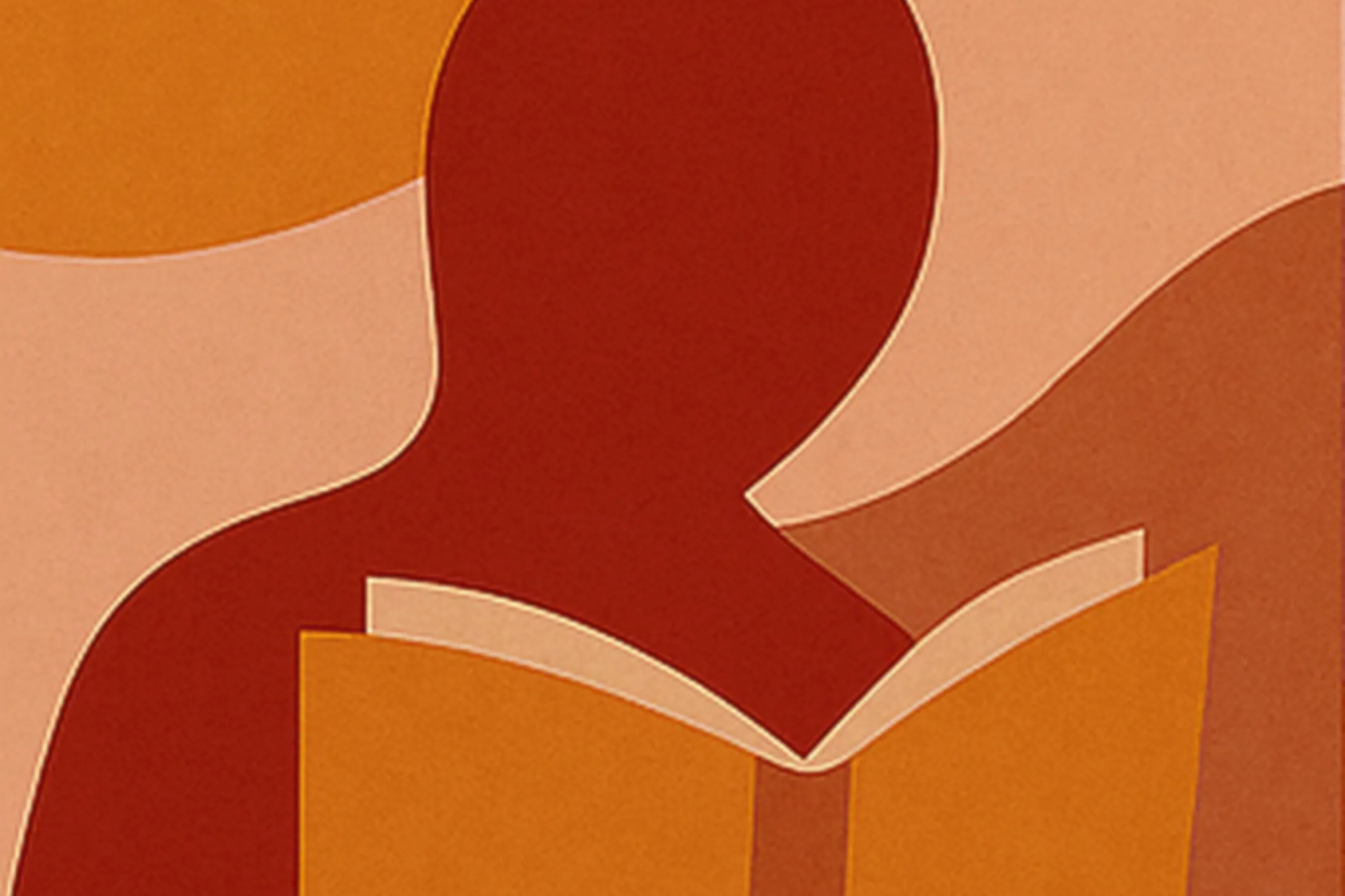 abstracte afbeelding figuur met boek