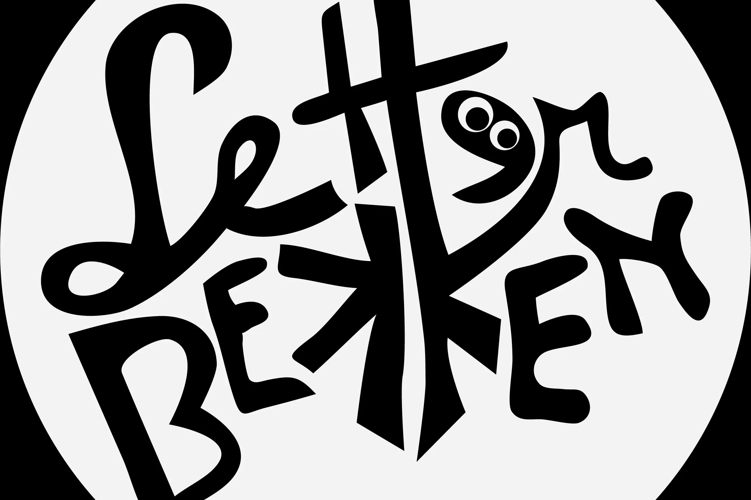 Letterbekken vrolijke letters