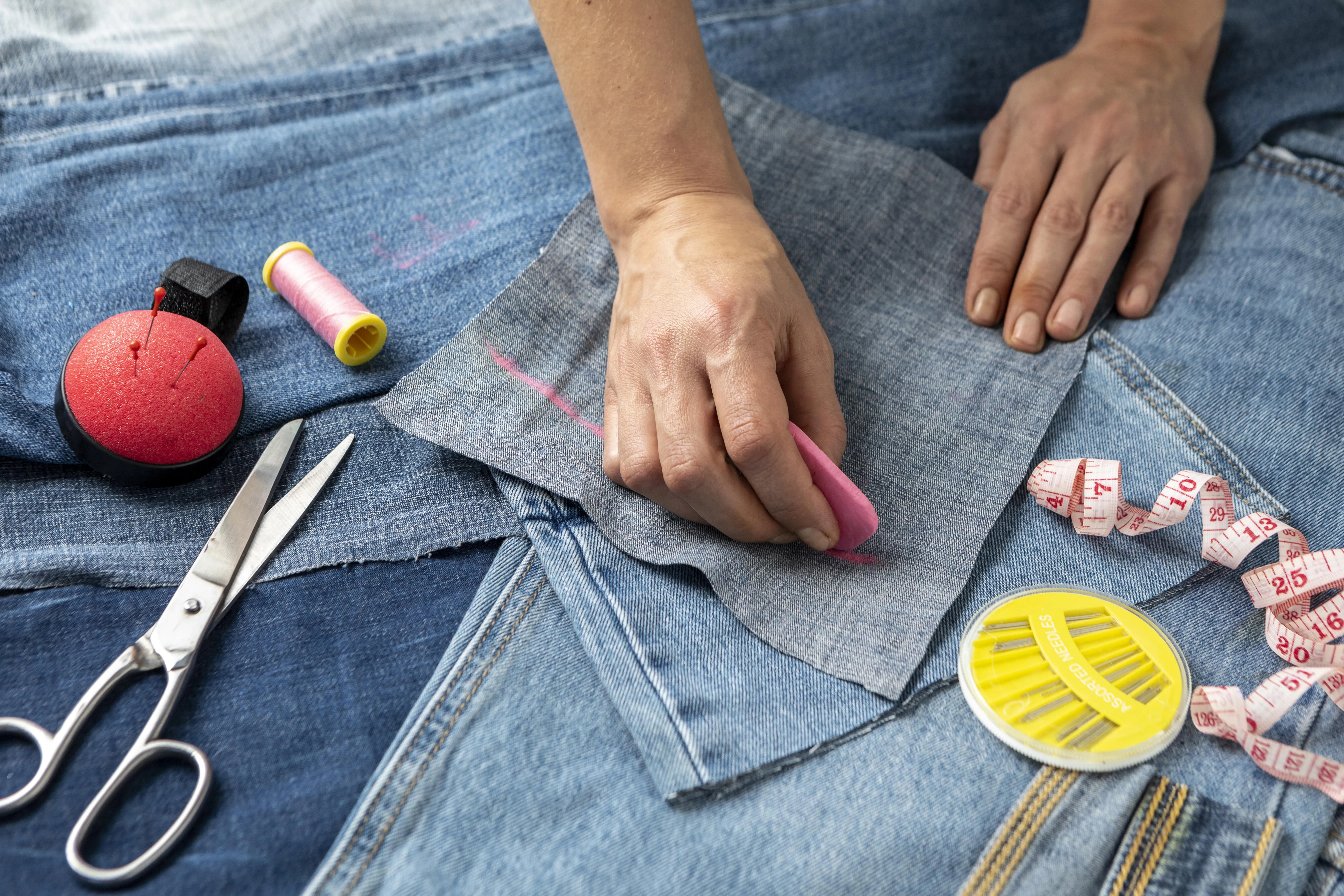 jeans patroontekenen