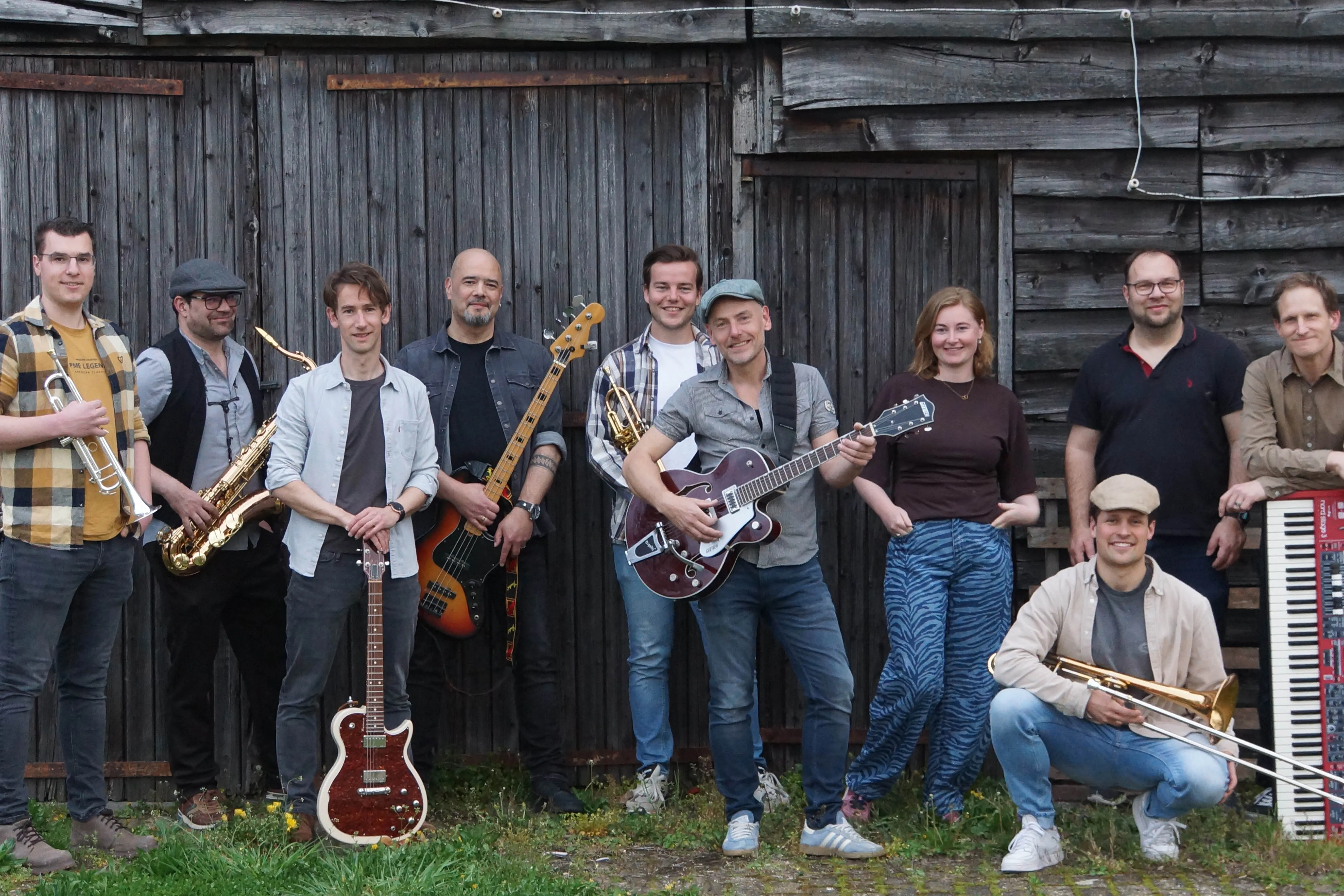 groepsfoto van bandleden D'n Bosch