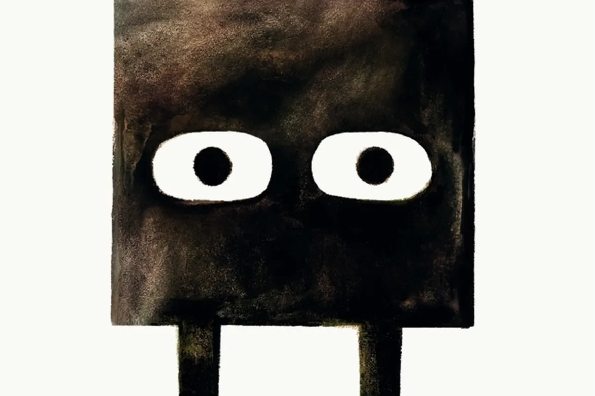 Vierkant met ogen illustratie