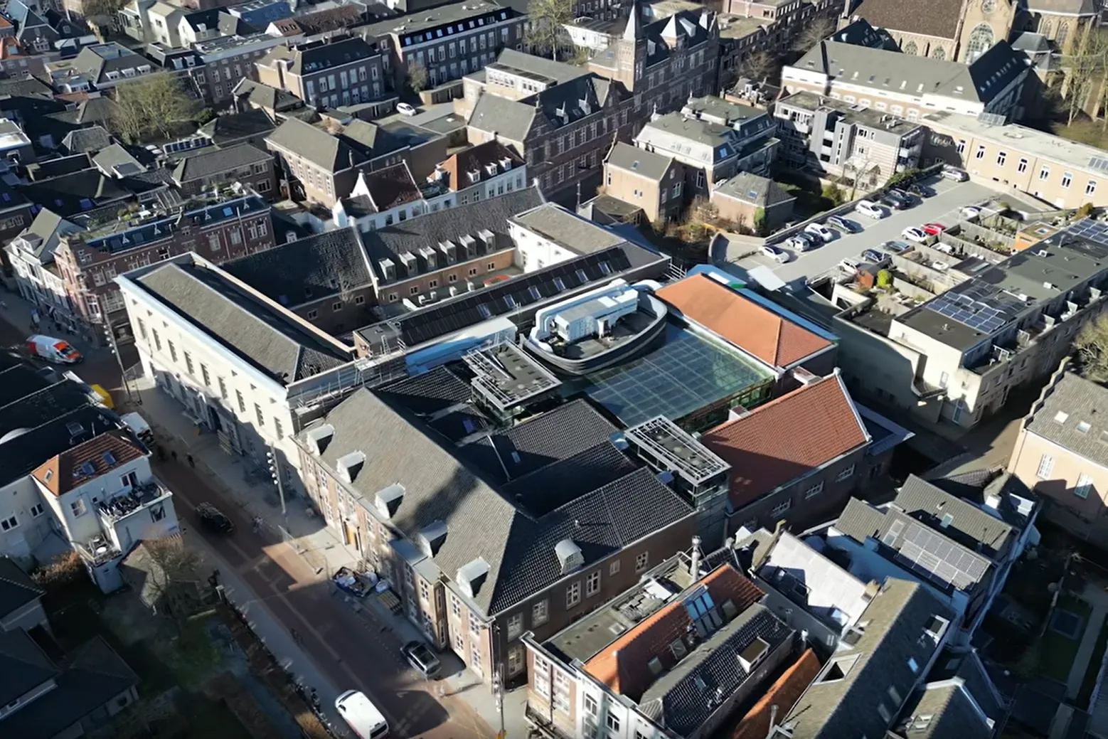 Dronebeeld Hinthamerstraat 