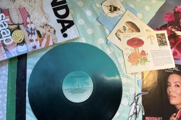 Vinyl LP collage