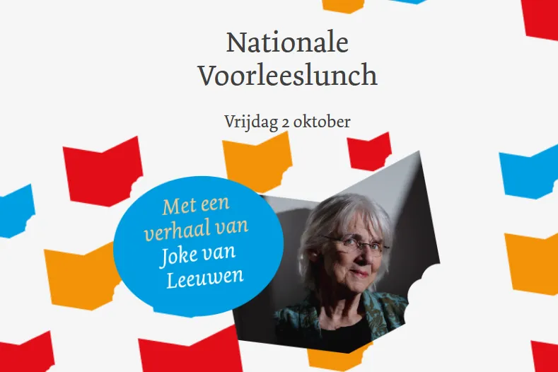 Campagnebeeld van de nationale voorleeslunch