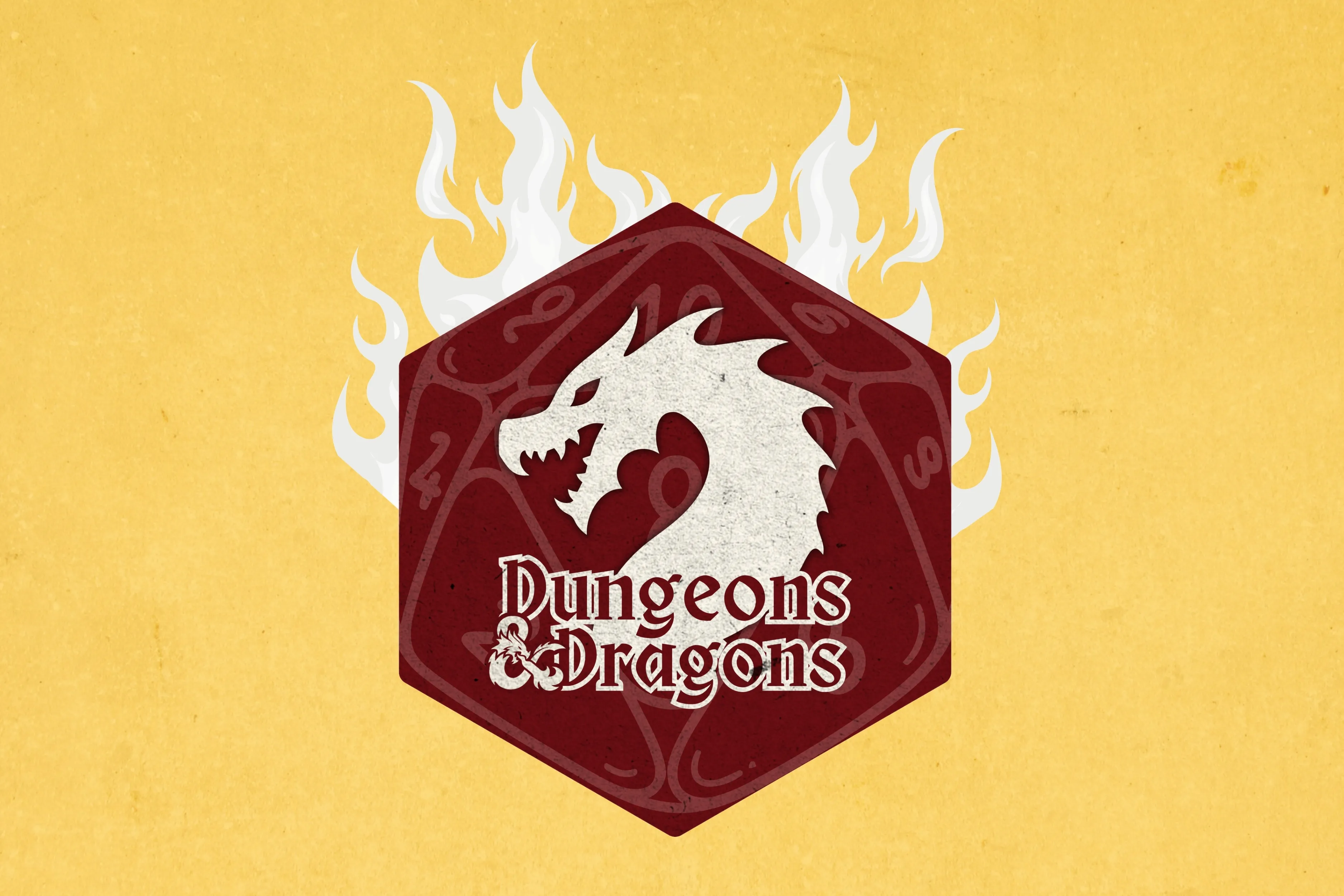 D&D logo geel