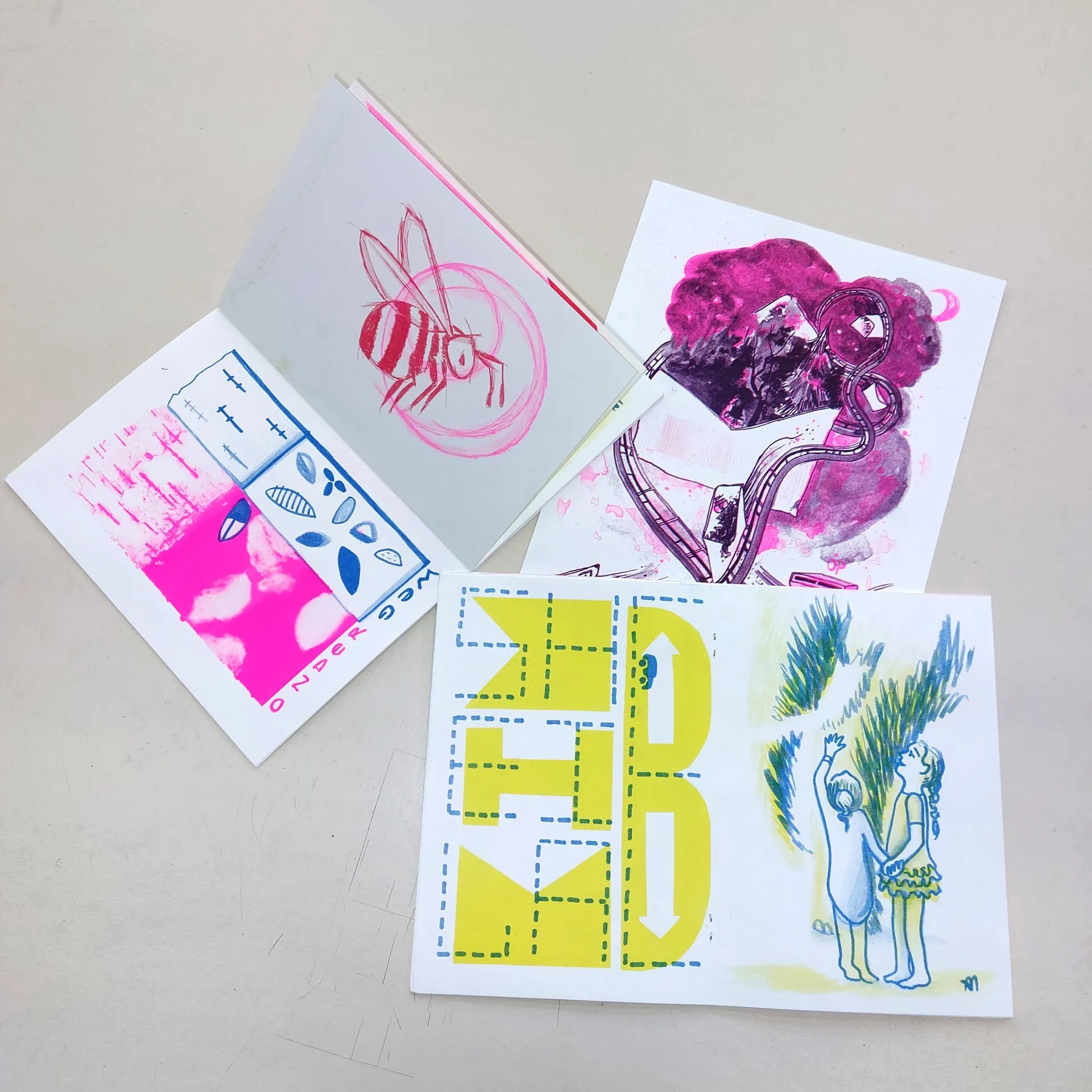 illustreren & riso print