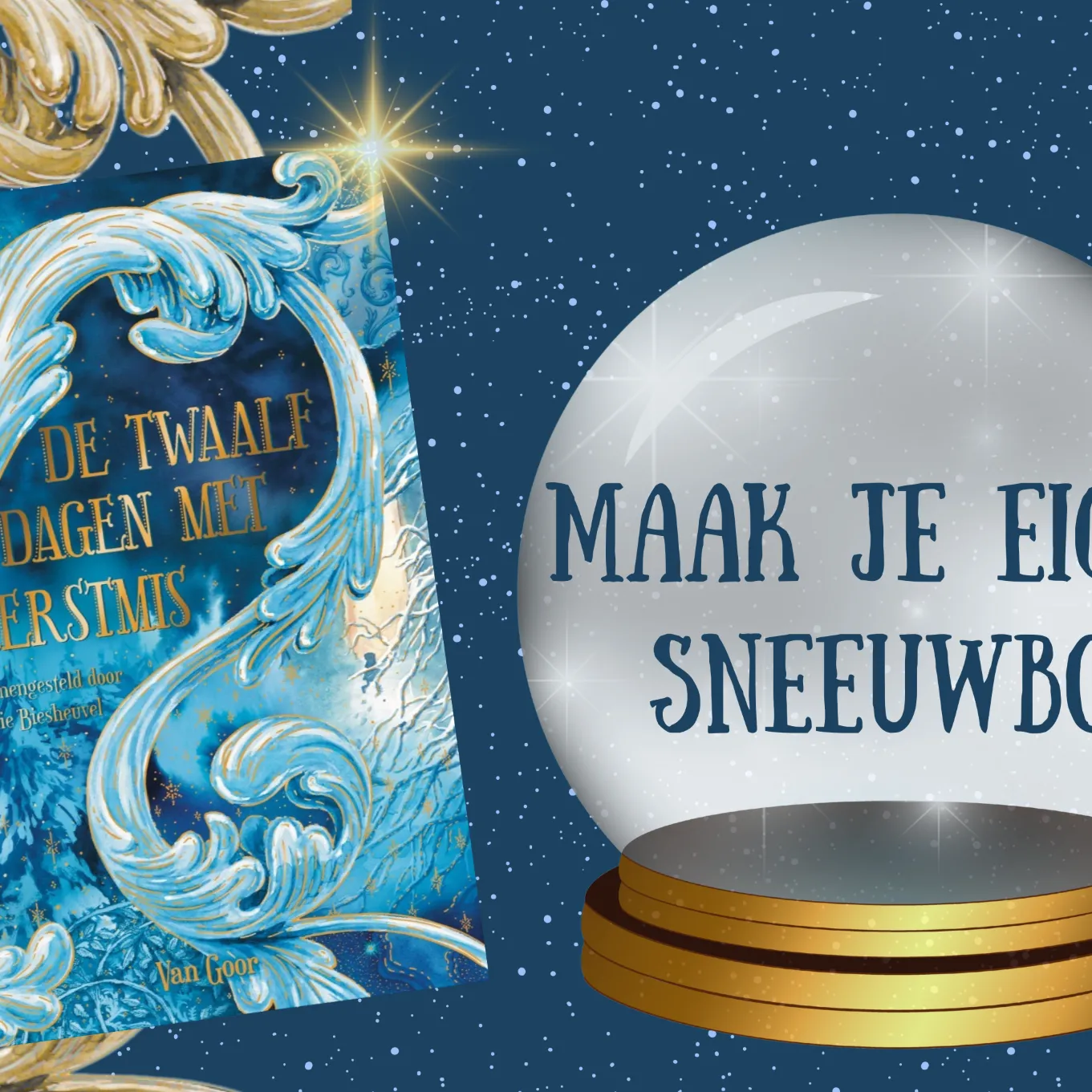 Boek Kerst en sneeuwbol
