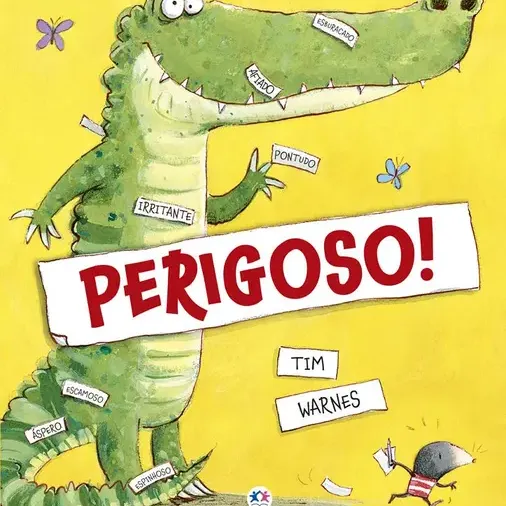 prentenboek met titel perigoso! krokodil