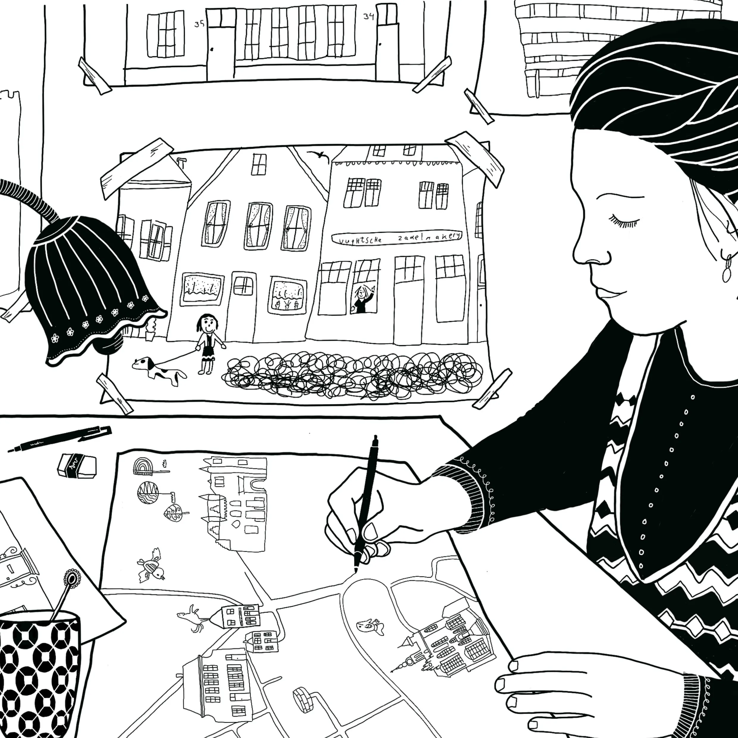 Illustratie workshop Saskia van Oversteeg