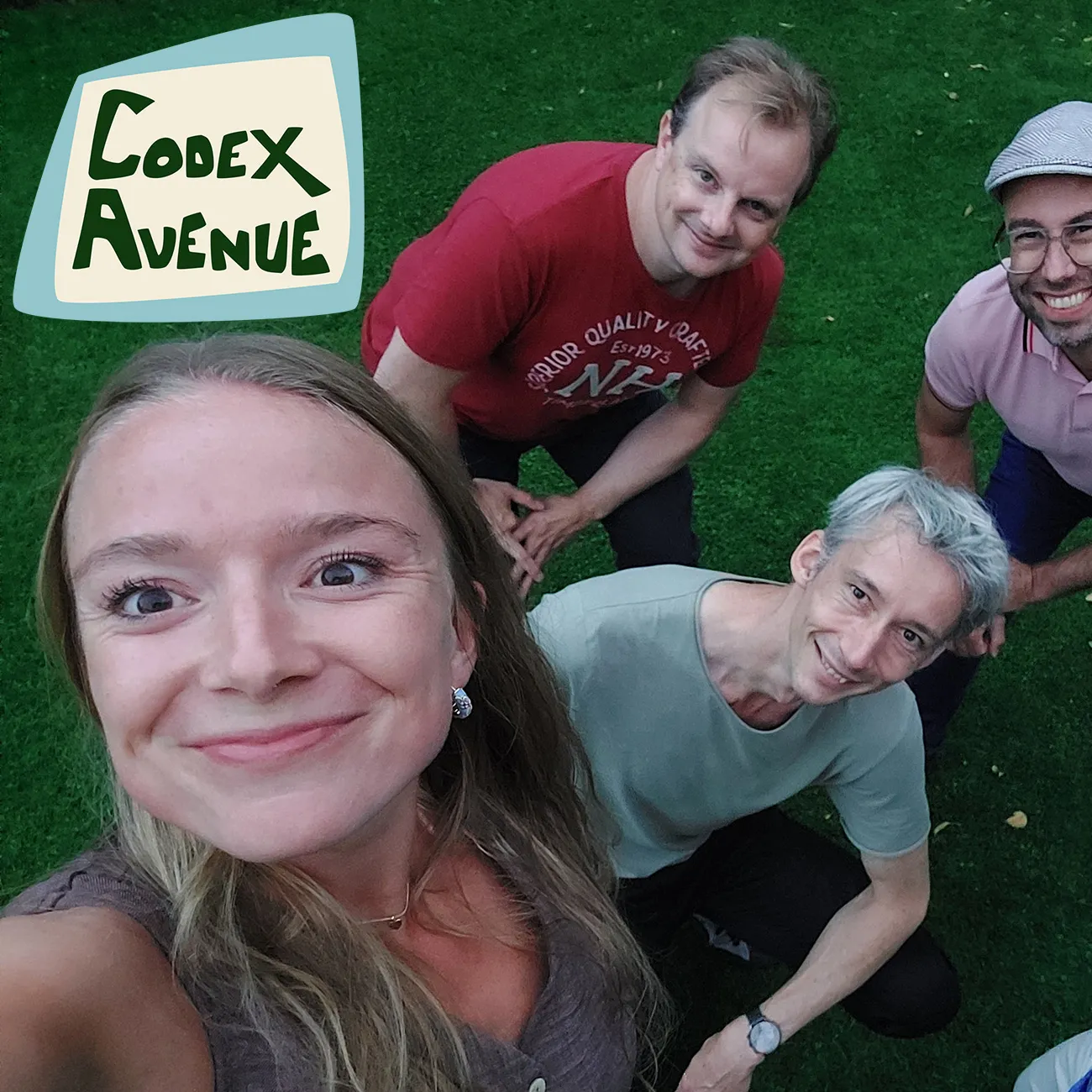 Selfie van bandleden Codex Avenue