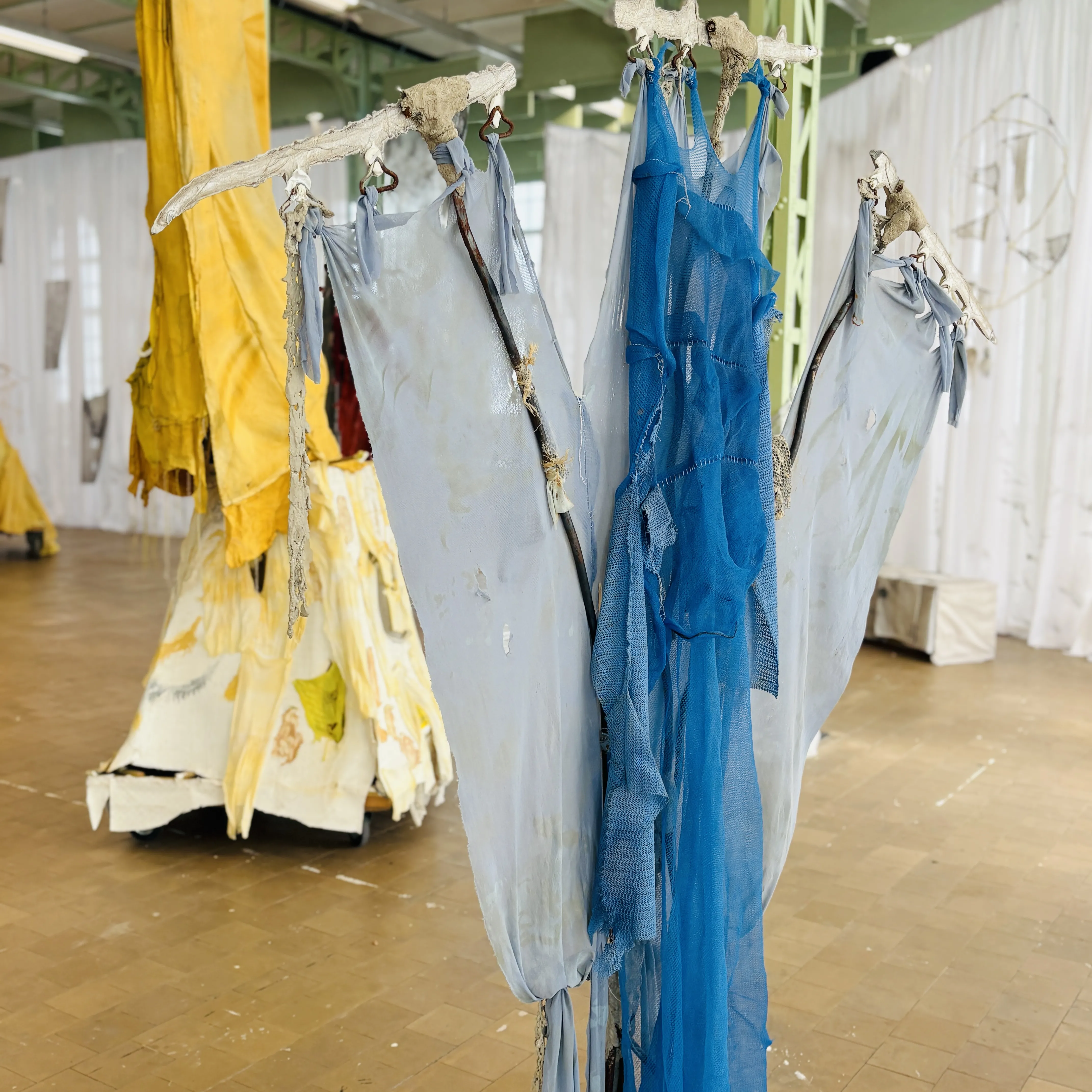 kleurrijke textielkunst