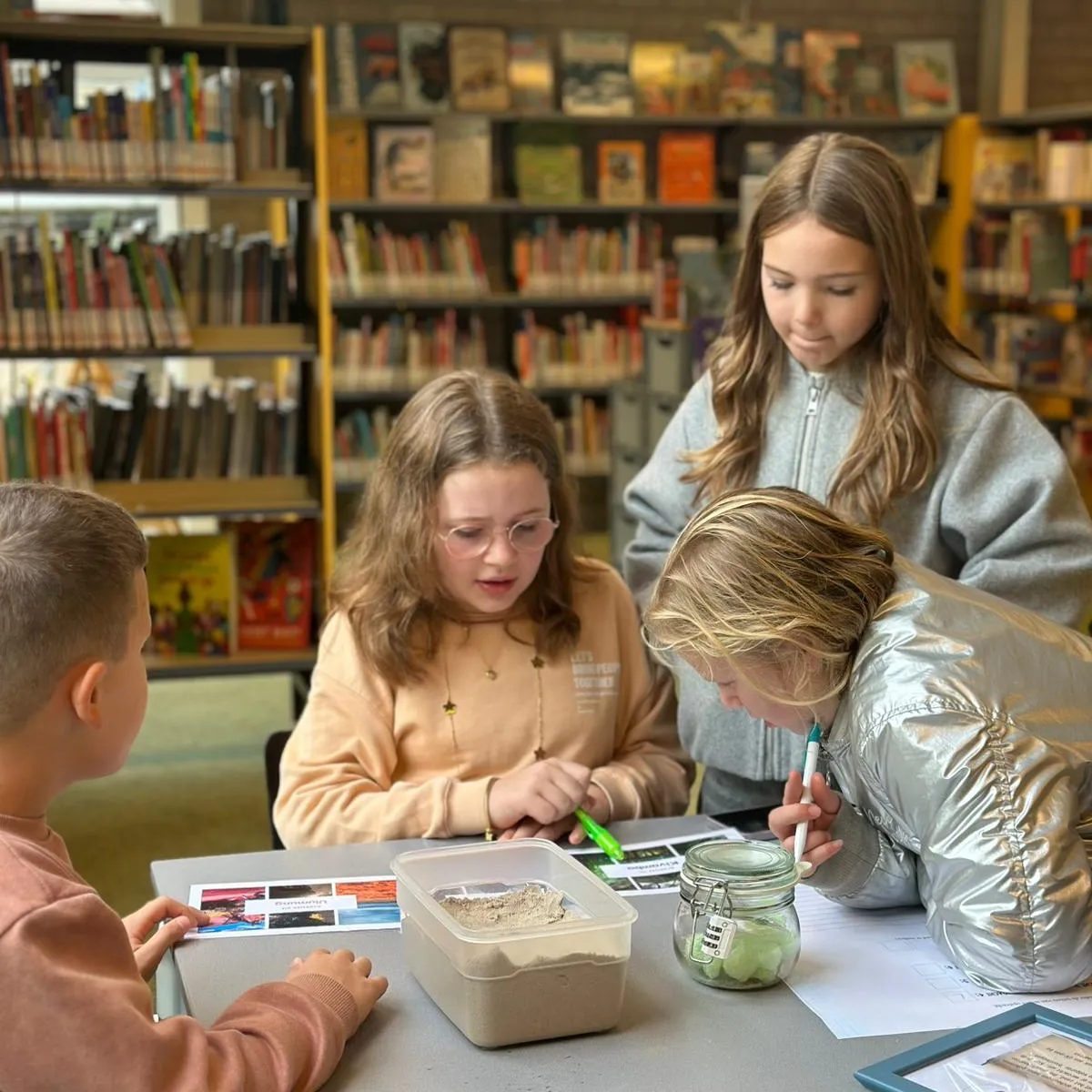 groepje zoekt oplossing 