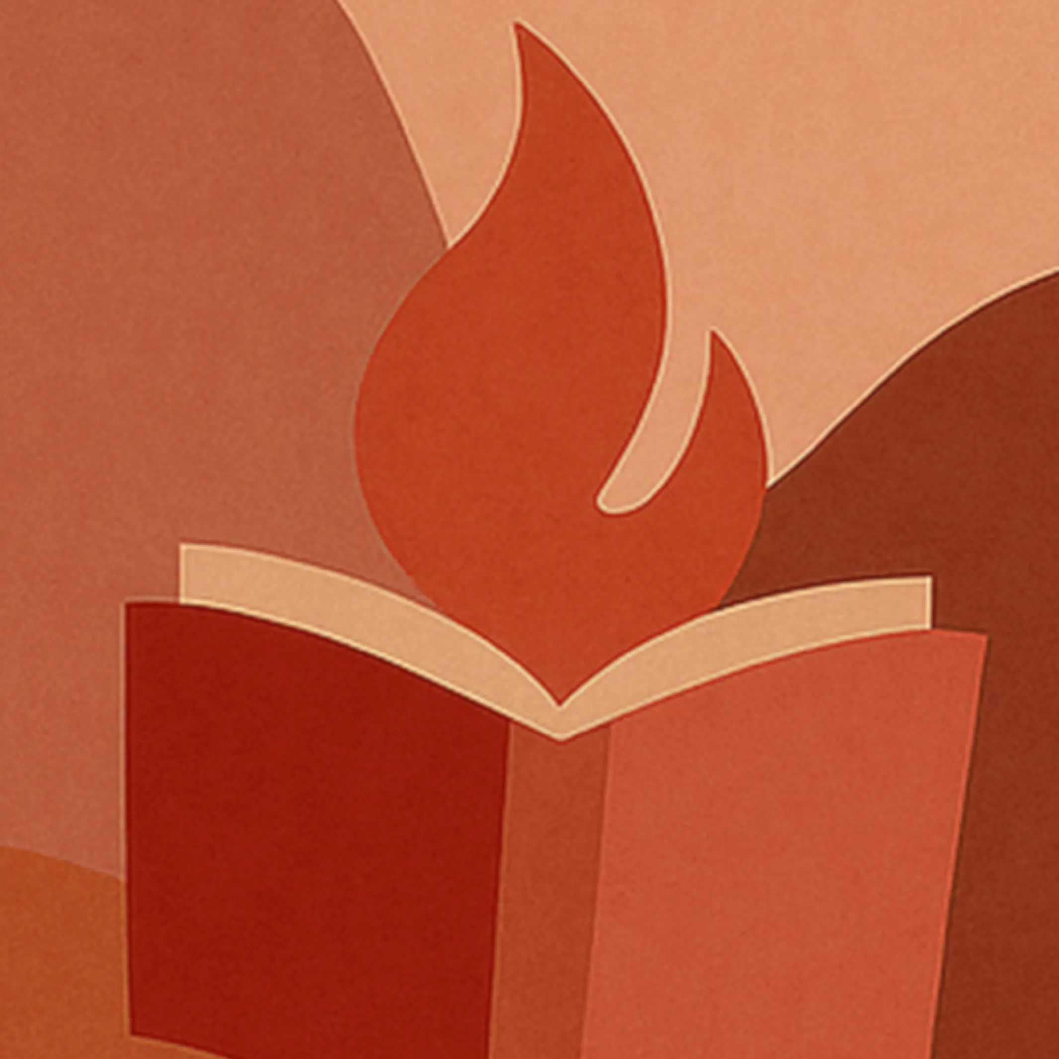 abstracte afbeelding met vuur uit kaart