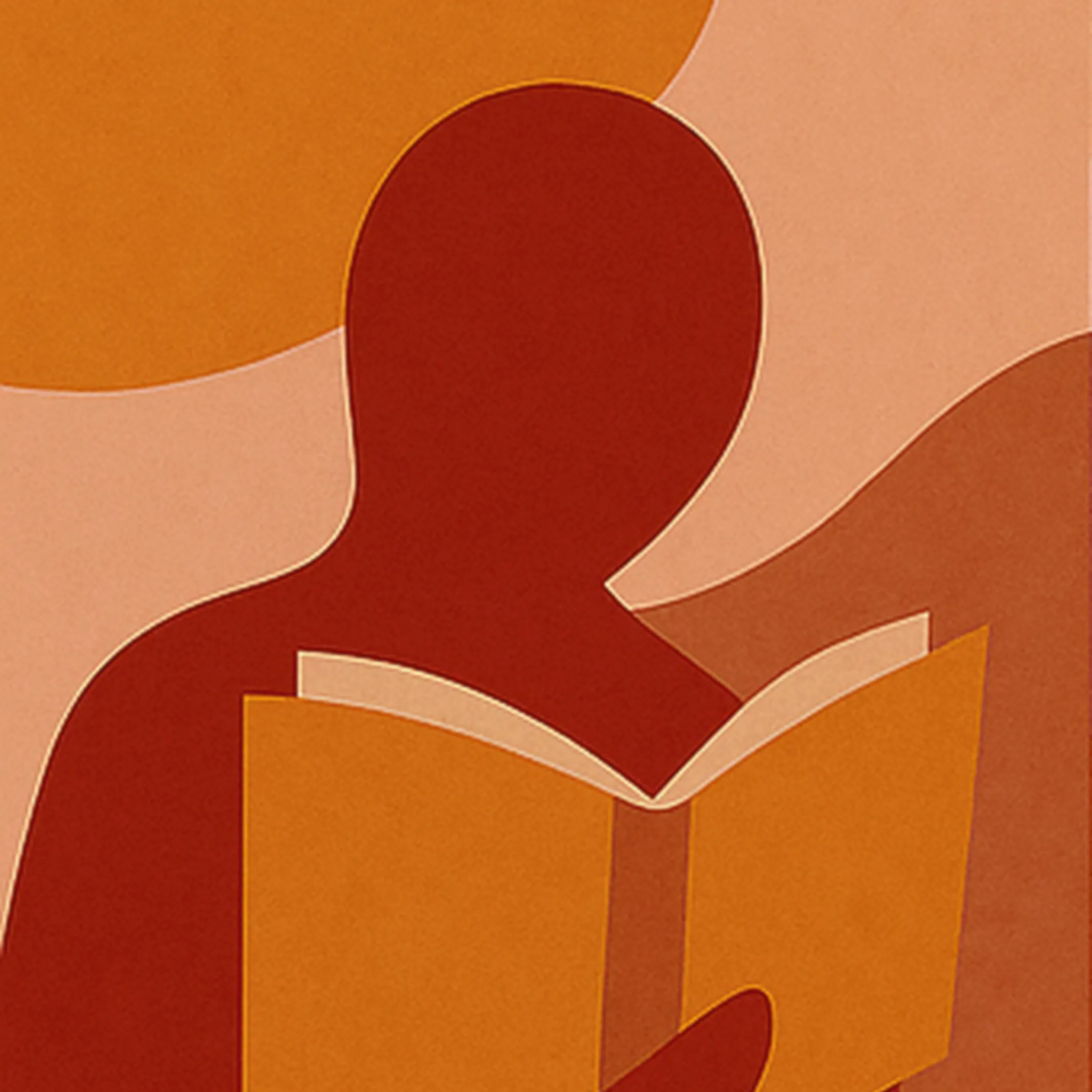 abstracte afbeelding figuur met boek