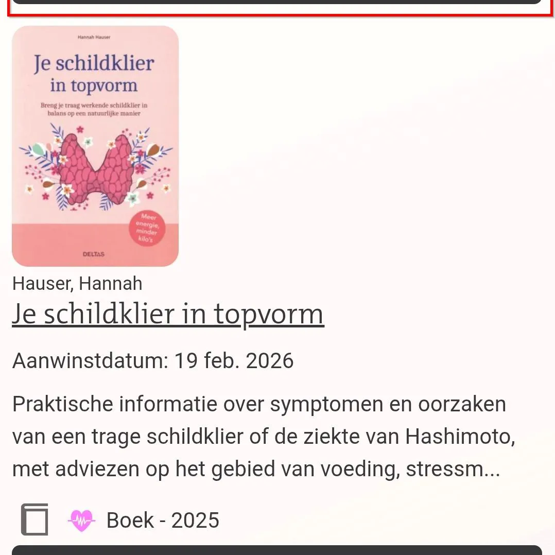 screenshot aanwinsten