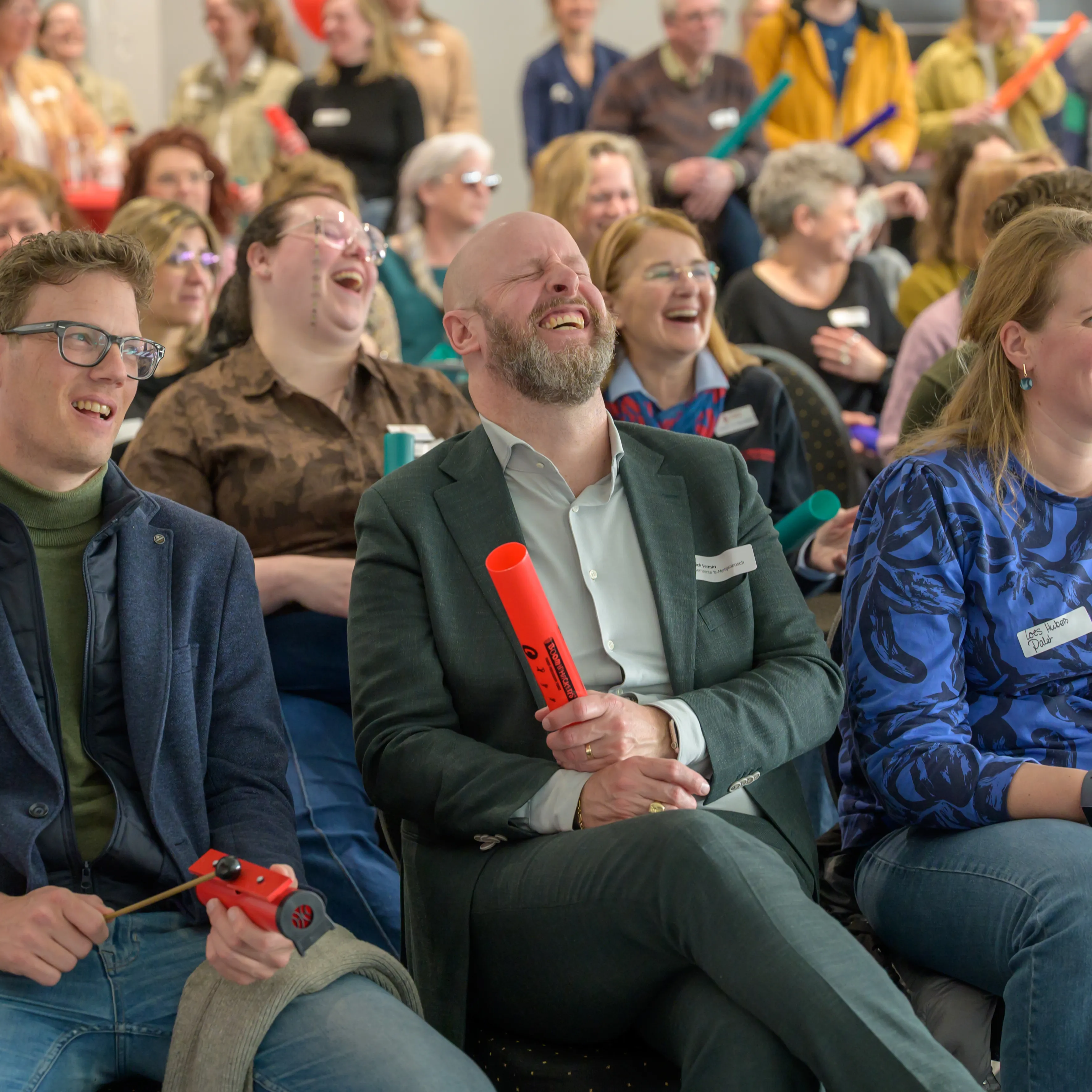 Leerkrachten doen mee aan workshop