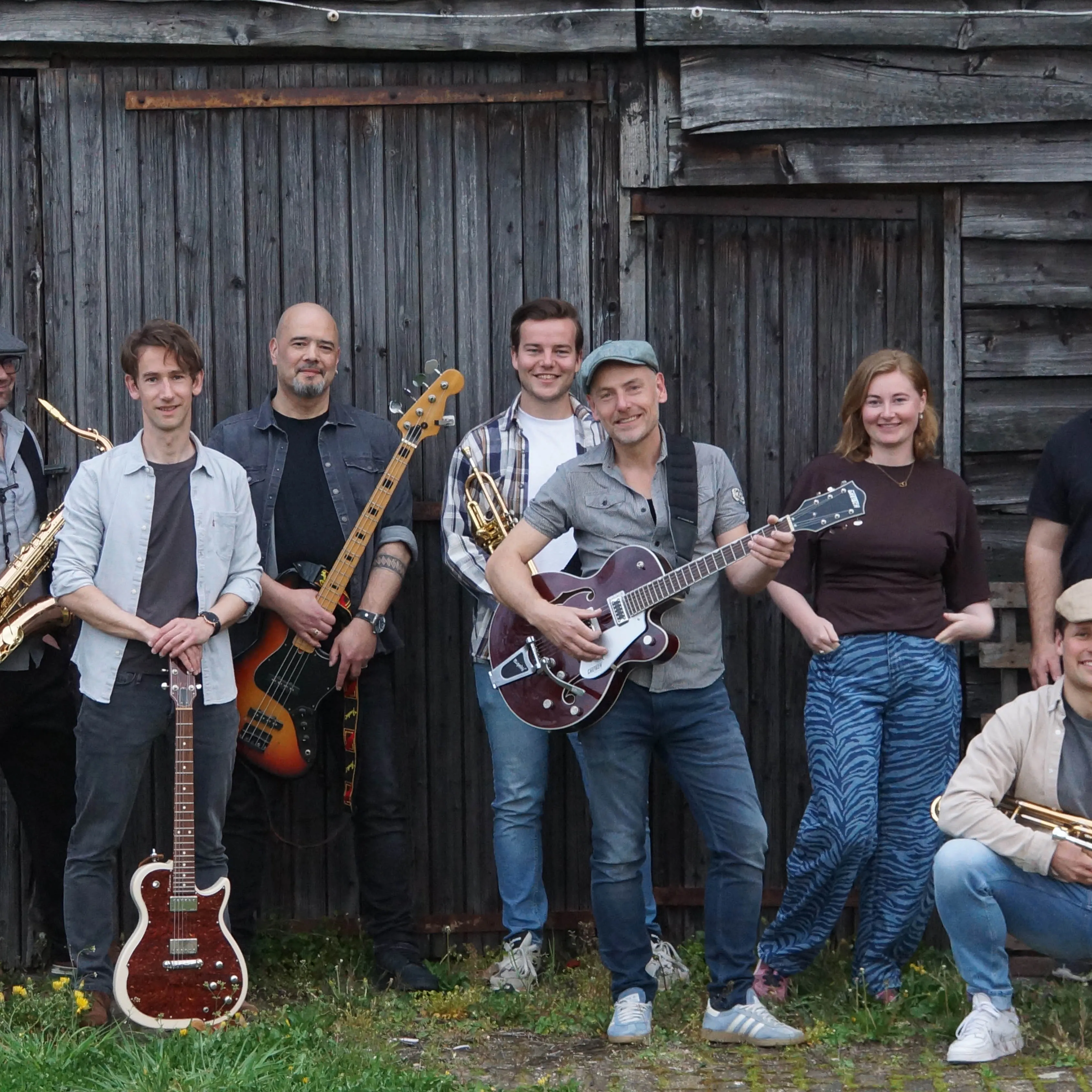 groepsfoto van bandleden D'n Bosch