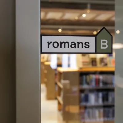 glaen deur naar afdeling romans