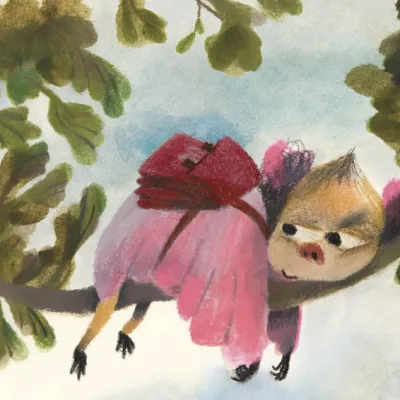Vleermuis illustratie