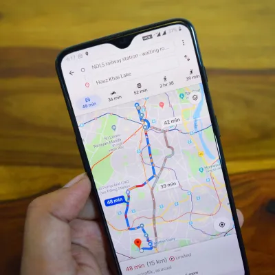 Navigatie op de telefoon