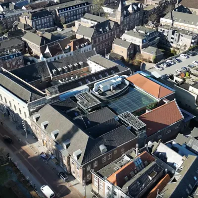 Dronebeeld Hinthamerstraat 