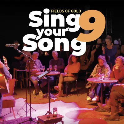 Sing your song logo en publiek op achtergrond - liggend 