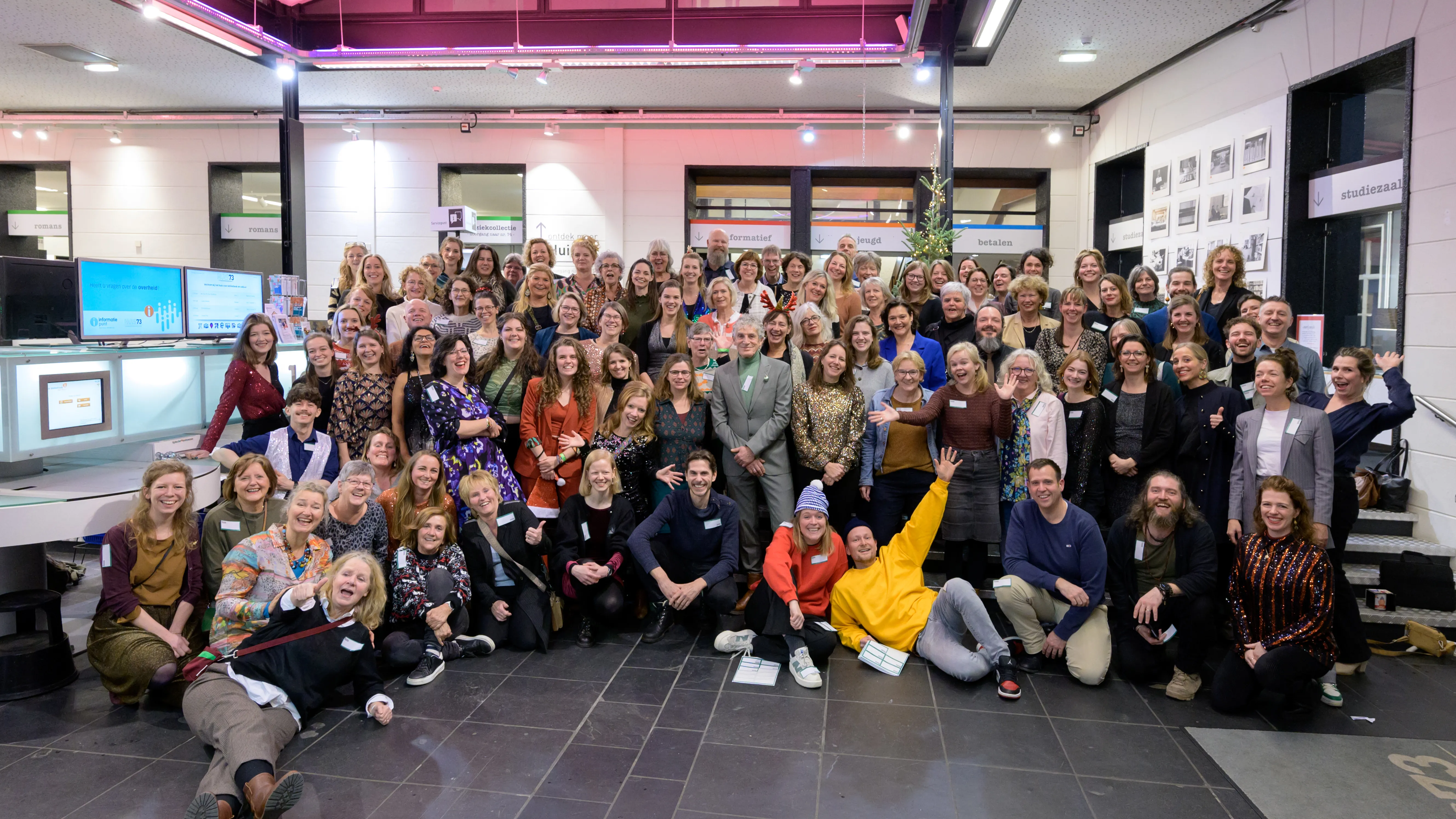 grote groep collega's