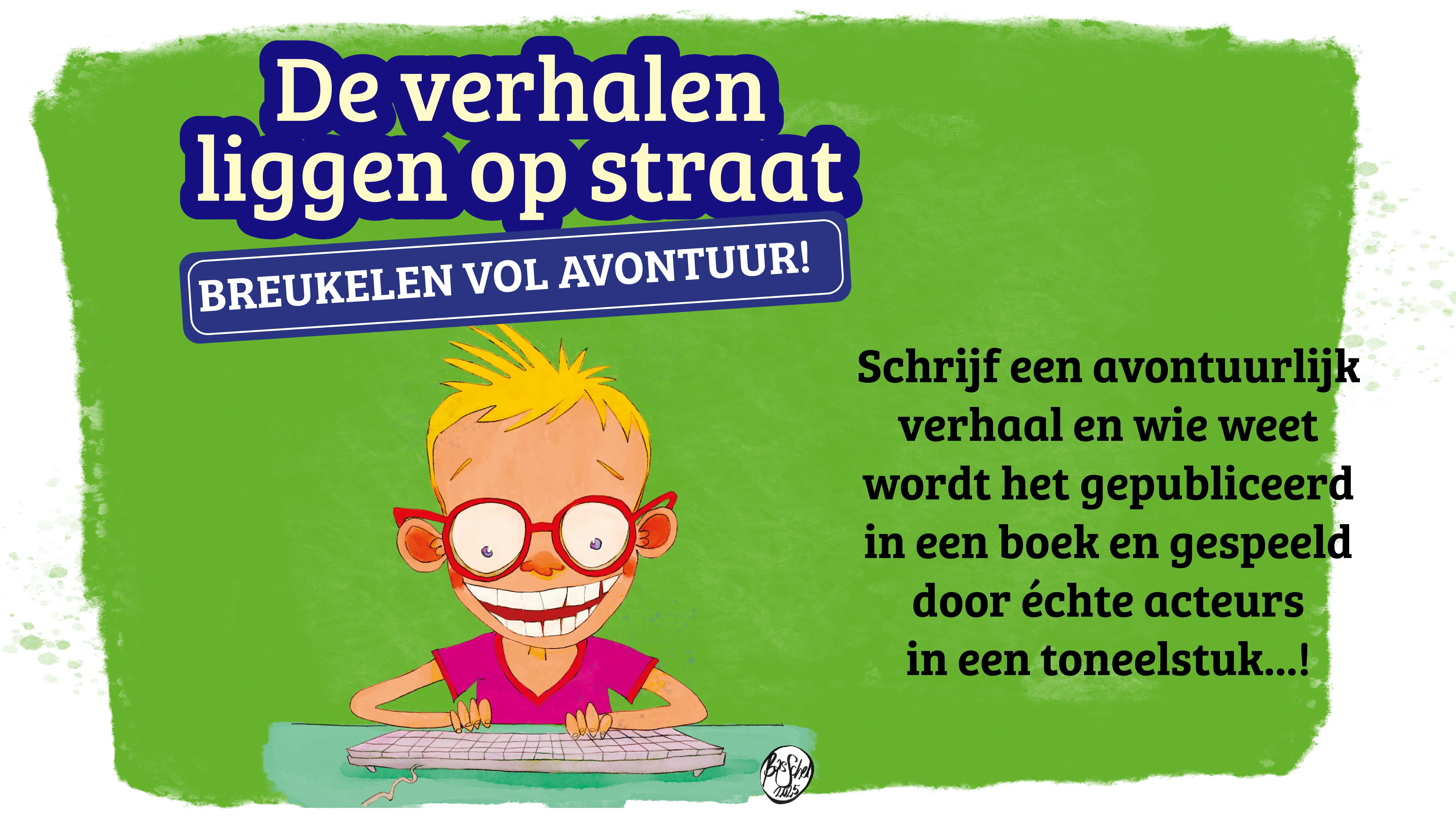 Verhalen liggen op straat